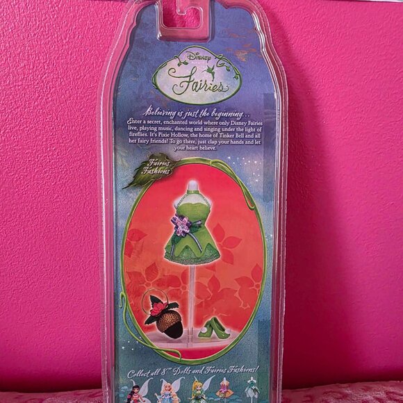 DISNEY FAIRIES FASHIONS TINKER BELL AND FRIENDS Doll FITS 8" DOLL - Picture 2 of 2